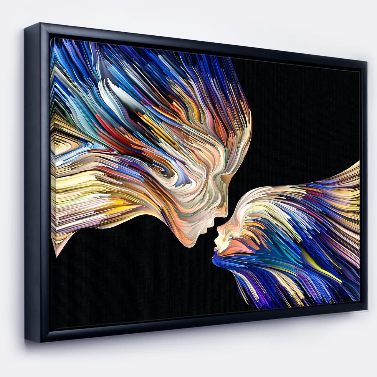 Designart - Metaphorical Mind Painting - Sensual Framed Canvas Art Print